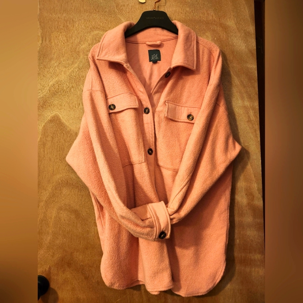 Pink Shacket